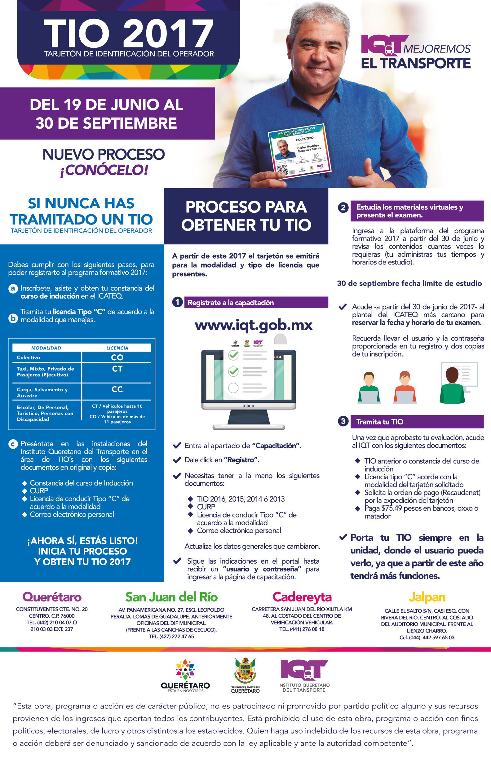 Proceso Registro TIO 2017